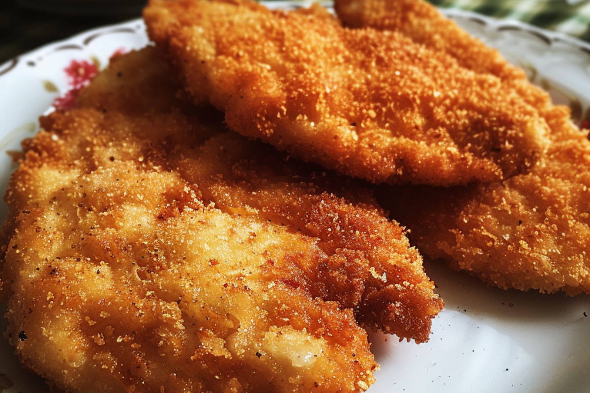 Baked Chicken Schnitzel with Lemon Zest