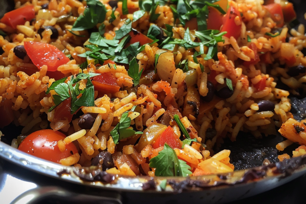 Caribbean-inspired Rice and Beans recipe